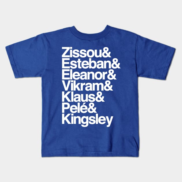 Team Zissou Kids T-Shirt by artnessbyjustinbrown